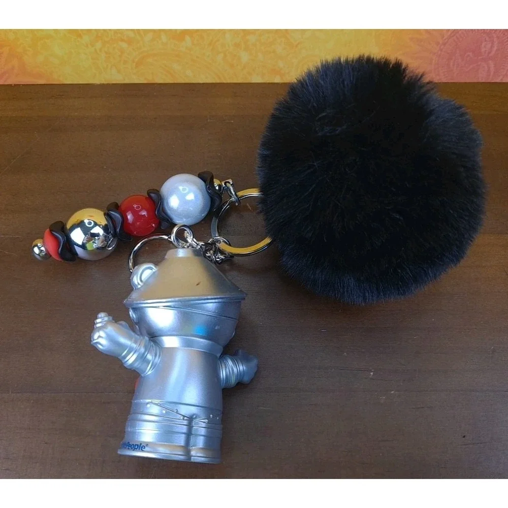 New Fisher Price Little People Wizard Of‎ Oz Tin Man Handmade Keychain Backpack